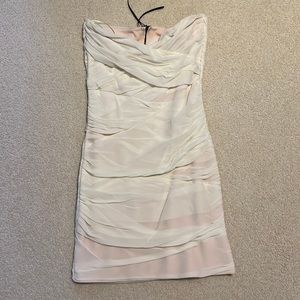 Topshop bodycon ruched dress